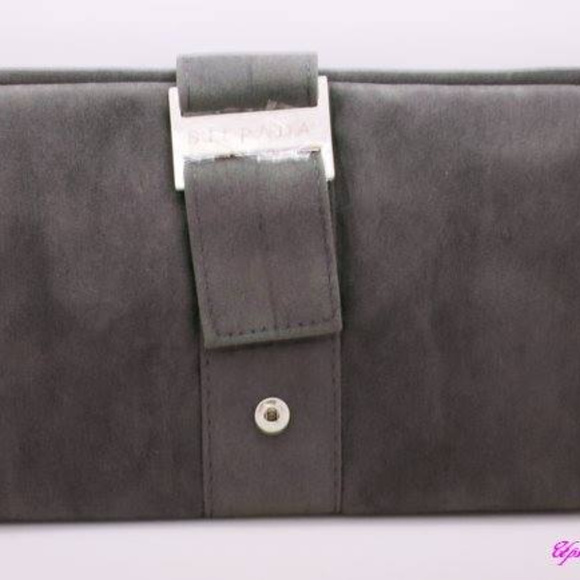 Silpada Accessories Silpada New Gray Jewelry Roll Travel Case Suede